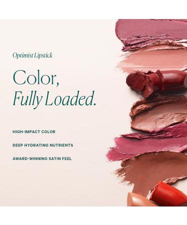 Wholesome Beauty with WELL PEOPLE Optimist Lipstick | Plant-Based & Cruelty-Free (Om Yeah! 0.12 oz) - Buy Online on GoSupps.com