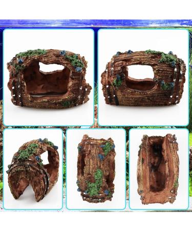 Premium Aquarium Decorations - Resin Barrel Cave Ornaments for Shrimp & Fish - Underwater Landscapes - Buy Online on GoSupps.com