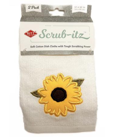Sunflower Scrub-Itz (2 piece set) Dish Cloth