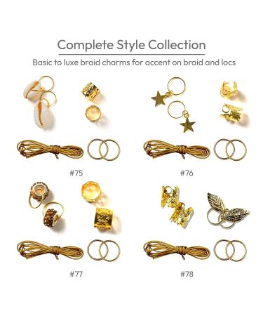 RED by KISS Hair Jewelry DIY Kit for Women - Charms, Beads, Cuffs, Rings, Metallic Cords for Braids, Dreadlocks - Hair Decoration Set (Kit 1) - Buy Online on GoSupps.com