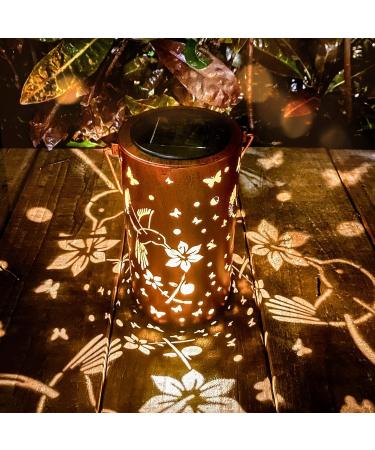 Hummingbird Solar Lantern Lights Outdoor Hanging Metal Decor Lanterns-Waterproof LED Decorative Light for Garden Patio Yard Lawn Backyard Front Porch as Gifts for Mom Grandma Women (Hummingbirds 1) - Buy Online on GoSupps.com