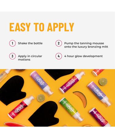 The Soho Tanning Club Self Tan Mousse in Medium 200ml | Honeydew Dream Scented Quick Drying Tanning Mousse |100% Vegan & Cruelty Free | Moisturising Fake Tan Mousse | Tanning with a Fragrant Twist | - Buy Online on GoSupps.com