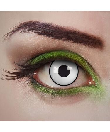 aricona contact lenses daily lenses - white contact lenses colored - Sugar Skull - Halloween contact lenses without strength for Halloween & costume parties