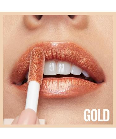 Maybelline Lifter Gloss Hydrating Lip Gloss with Hyaluronic Acid - Gold Warm Neutral - 0.18 oz - Buy Online on GoSupps.com