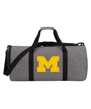 Officially Licensed NCAA "Wingman" Duffel Bag, 24" x 12" x 12", Multi Color Michigan Wolverines