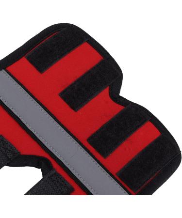 EVTSCAN 1 Pair Supportive Dog Leg Braces Reflective Designed Dog Front Leg Protector for Injury/Sprains/Instability/Anthritis(M-red) M Red - Buy Online on GoSupps.com