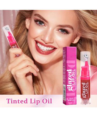  Generisch Tinted Lip Oil - 7.5 ml - Long-lasting softness - Nourishing and glossy lipstick - Moisturizing for outdoor activities or - Buy Online on GoSupps.com