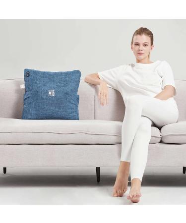 Hi5 Bravo Plus Shiatsu Massage Cushion with Heat - Washable Cover for Neck Back & Legs - Automatic Switch-Off - Grey - Buy Online on GoSupps.com