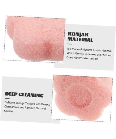 minkissy Sponge plant face washing sponge Cartoon facial sponges for face face face wash Dry puff sponges for facial cleaning drop shape Flutter round face cleansing sponge - Buy Online on GoSupps.com