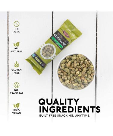 Seapoint Farms Spicy Wasabi Dry Roasted Edamame - 12 Pack (1.58 oz Each) | Healthy Snack - Buy Online on GoSupps.com