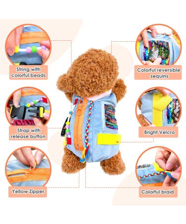 Fidget Dog Blanket for Elderly Fidget Sensory Dog Blanket for Seniors with Alzheimer s Dementia Products for Elderly Sensory Fidget Blanket - Buy Online on GoSupps.com