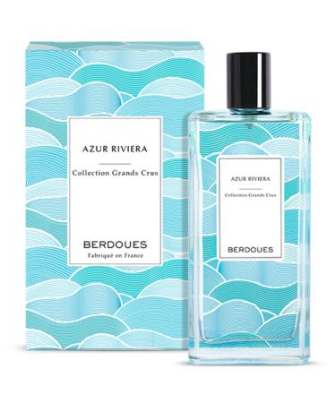 Grands Crus Azur Riviera Eau de Parfum | Aquatic Scent Made in France | Fragrance for Men & Women | Premium Quality Ingredients 3.4 Fl Oz (Pack of 1)