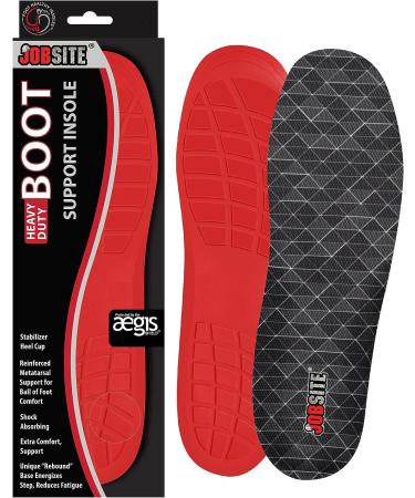 JobSite Heavy Duty Boot Support Insole - Large Men 11-12 1/2, Women 12+ | Orthotic Cushion Inserts - Buy Online on GoSupps.com