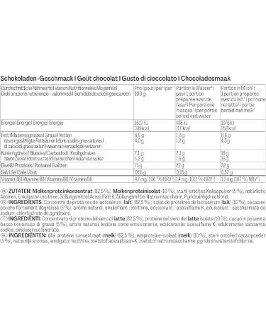 Buy Maxinutrition 100% Whey Premium Protein Powder Chocolate 420g - No Artificial Flavors Low Carb 23g Protein per Shake Made in Germany - Buy Online on GoSupps.com