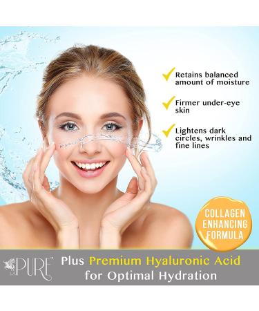 LA PURE 24K Gold Eye Treatment Masks - Revitalize & Brighten - 15 Pairs - Buy Online on GoSupps.com