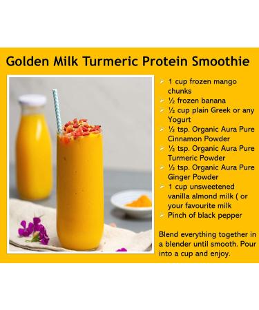 Organic Turmeric Powder 16oz - 1lb | 100% Raw Curcumin, GMO & Gluten Free - Buy Online on GoSupps.com