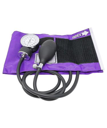 Lumiscope Professional Blood Pressure Kit - Stethoscope Manual BP Cuff & Sphygmomanometer - Grape - Buy Online on GoSupps.com
