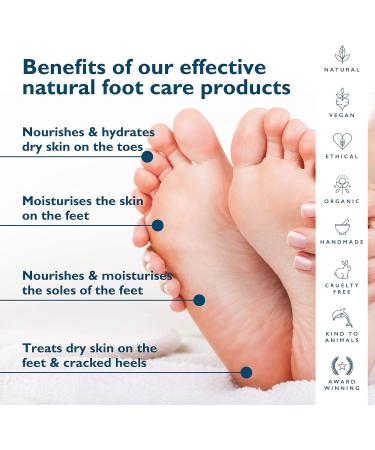 Organic Peppermint Foot Soak for Dry, Cracked Heels - Vegan Formula with Foaming Action & Lockable Pump - Buy Online on GoSupps.com