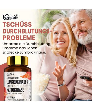 Lumbrokinase 100 mg Par Portion (Activit Maximale - 1 000 000 LKU) Suppl ment de Lumbrokinase avec 100 mg de Nattokinase (2 000 FU) Sans OGM Sans Gluten 120 G lules 60 unit (Lot de 2) - Buy Online on GoSupps.com