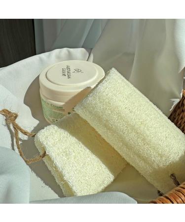 4 Natural Loofah Exfoliating Body Sponge - Skin Care Bath Spa Shower Pack of 12 for Ultimate Exfoliation - Buy Online on GoSupps.com