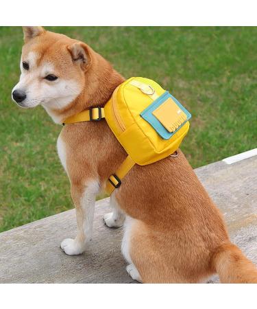 Zonewd Dog Hiking Backpack | Waterproof Dog Dishwear School Bag for Golden Retrievers Huskies & Shiba Inus - Comfortable Widened Silky Belt Strap - Buy Online on GoSupps.com