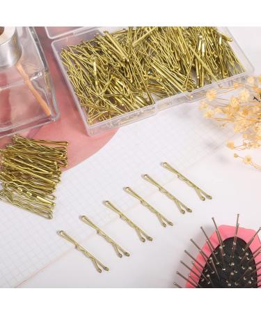 250Pcs 1.38 Inch Blonde Mini Bobby Pins with Storage Box for Kids Girls and Women - Buy Online on GoSupps.com
