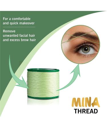 MINA Organic Cotton Eyebrow Threading Thread - 300m Spool - Buy Online on GoSupps.com
