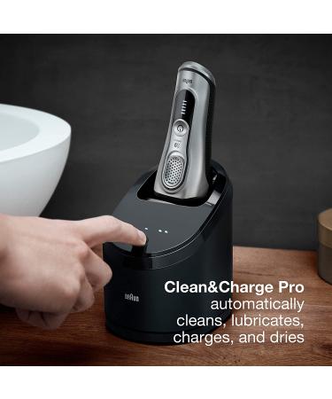 Braun Series 9 9390cc Electric Razor for Men | Waterproof Foil Shaver with Pop-Up Trimmer | Wet & Dry Shave | SmartCare Center | Silver - Buy Online on GoSupps.com