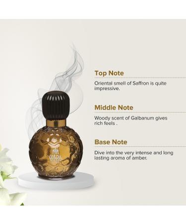 COBRA Body Perfume For Men | Unisex Perfume with Aromale Essense Long Lasting Fragrance | EAU DE PERFUM 60 Ml (pack Of 3) - Buy Online on GoSupps.com