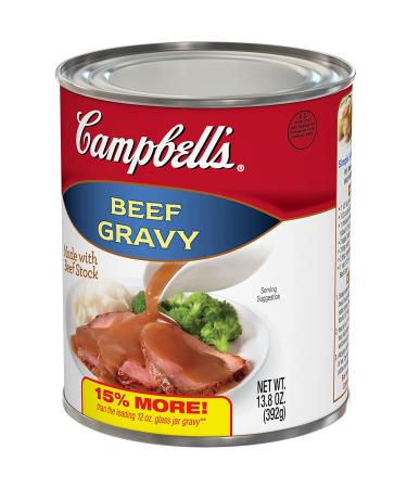 Campbell's Beef Gravy 13.8 Oz Can - Pack of 12 | Delicious & Convenient - Buy Online on GoSupps.com