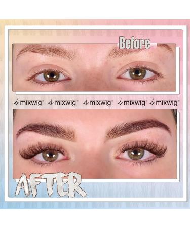 Buy Brown Lash Clusters Fluffy Eyelash Extensions 192pcs Wispy Cat Eye Lashes Left & Right Individual Lashes | International Shipping Available - Buy Online on GoSupps.com