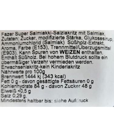 2 Bags X 80g of Fazer Super Salmiakki - Original Finnish Salty Liquorice - Salmiak - Pastilles - Candy - Sweets - Buy Online on GoSupps.com