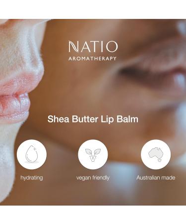 Shop Natio Shea Butter Lip Balm - Nourishing Lip Care | International Shipping Available - Buy Online on GoSupps.com