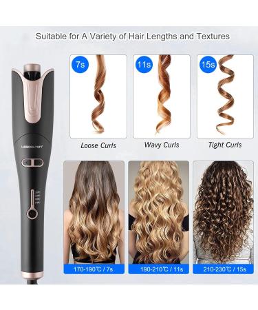 Automatic Curling Iron - LESCOLTON Large Curls | Innovative Automatic Hair Curler for All Ages (Black) - Shop Internationally! - Buy Online on GoSupps.com