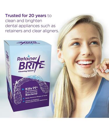 192 Tablet Retainer Brite - 6 Month Supply | Effective Retainer Cleaning Solution - Buy Online on GoSupps.com
