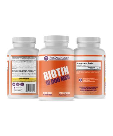 ProCare Health | Biotin | 10 000mcg | 120 Count
