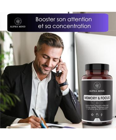 Powerful Nootropic - Memory and Concentration - With Lions Mane/Lions Mane Ginkgo biloba Bacopa Monnieri Rhodiola Rosea L Tyrosine Zinc B Vitamins - Caffeine Free - Buy Online on GoSupps.com