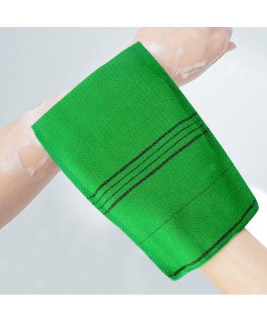 6 Pcs Korean Exfoliating Washcloth Set - Large Size Exfoliating Body Scrubber - Colorful Mitt for Removing Dry Skin - (5 Color Options) - Style 1 - Buy Online on GoSupps.com