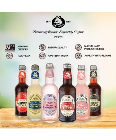 Fentimans Victorian Lemonade 275ml - Botanically Brewed Sparkling Lemonade with Natural Ingredients - Case of 12 - Buy Online on GoSupps.com