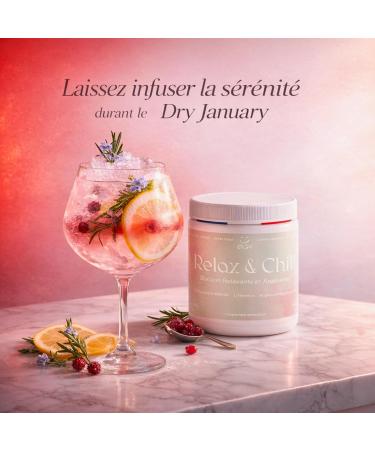 Relax & Chill Boisson Relaxation Anti-Stress/Ashwagandha KSM-66 L theanine Magnesium Bisglycinate & Vitamine D/Baisse Cortisol & Stress Am liore D tente et Qualit du Sommeil/Sans Cafeine ni Sucre - Buy Online on GoSupps.com