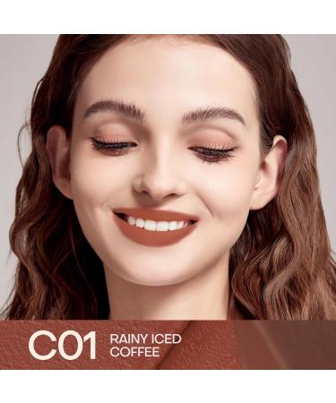 Buy Mistine Lipstick Thai Latte - Sheer Creamy Rouge Velvet Matte Finish - Non-Sticky C01 Rainy Iced Coffee - 3.5g for Women | International Shipping - Buy Online on GoSupps.com