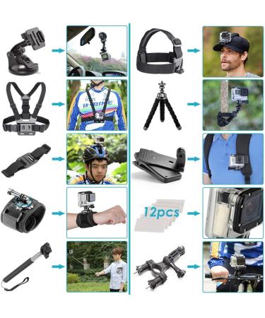 GoPro MAX 360 Waterproof Action Camera with 50-Piece Accessory Kit | Touch Screen, Spherical 5.6K30 HD Video, 16.6MP 360 Photos, 1080p Live Streaming Stabilization | All You Need - Buy Online on GoSupps.com