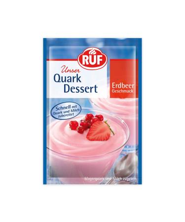 Call curd dessert with strawberry taste super creamy and particularly tasty without curd an optimal basis for milkshakes finished in 3 minutes 20 x 55g