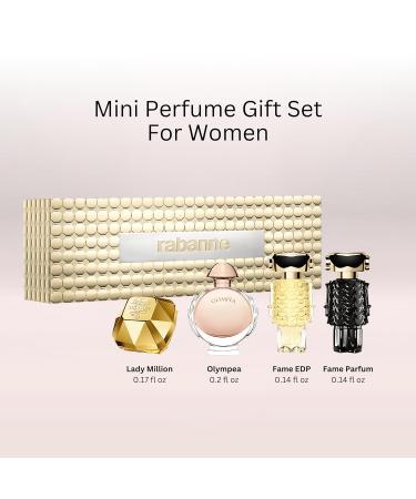 Paco Rabanne Perfume For Women Gift Set Mini Variety - Lady Million Olympea Fame EDT Fame Parfum - Buy Online on GoSupps.com