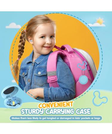 Kids Ear Plugs - Reusable Silicone Noise Canceling Earplugs for Children (6-12 yrs) | 2 Pairs (Pink+Blue) | Perfect for Concerts Travel Study & Noise Sensitivity - Buy Online on GoSupps.com