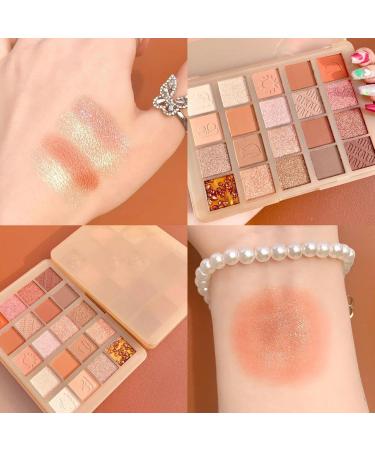 Pro Makeup Ultimate Eyeshadow Palette - 20 Earth Tone Colors for Beginners & Makeup Lovers - Chestnut & Pomegranate Shades - Buy Online on GoSupps.com