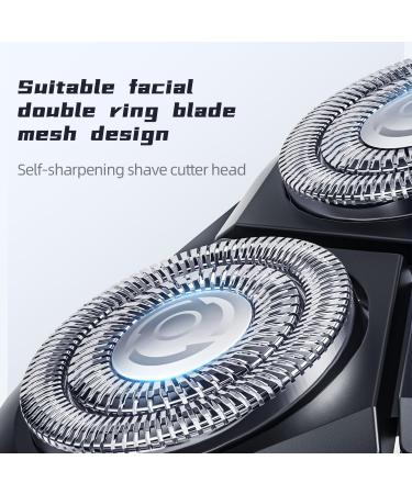 Men's Electric Rotary Shaver | 3D Floating Cutter Fast Charge Waterproof - Ideal Gift for Dad Husband or Boyfriend - Buy Online on GoSupps.com
