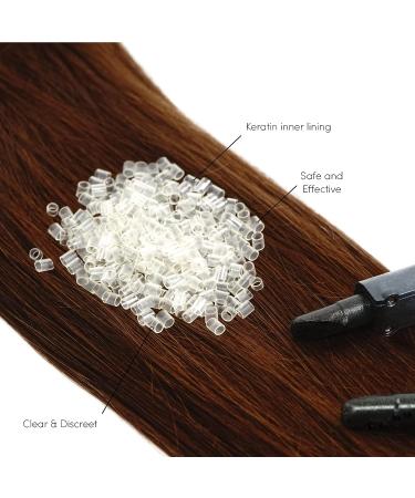 The Hair Shop Shrinky Clear Tubes for I-Tip Hair Extensions | 4mm Diameter, 250 PCS - Buy Online on GoSupps.com