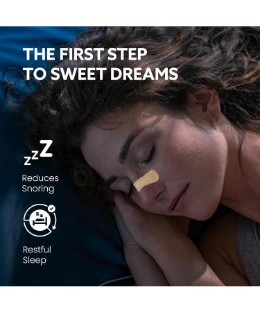 120 Anti-Snoring Nose Plasters - Snore Stopper Strips & Travel Box | Better Breathing Solution - Buy Online on GoSupps.com