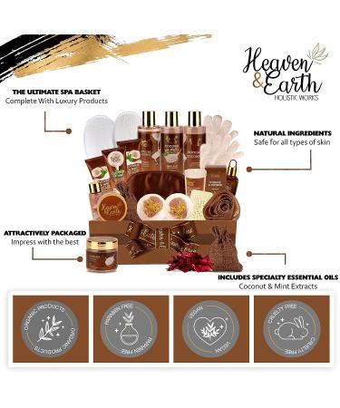 Luxury Bath Gift Set for Him & Her - Organic Spa Goodies for Men and Couples - Buy Online on GoSupps.com